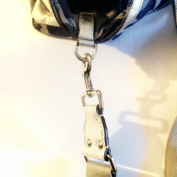 COACH Denim and Silver Diaper Bag - Picture 6 of 14